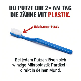GiftFrei Naturborsten-Zahnbürsten(4 Stück)
