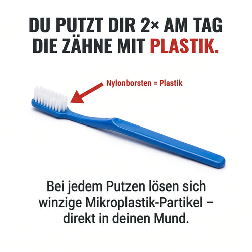 GiftFrei Naturborsten-Zahnbürsten(4 Stück)