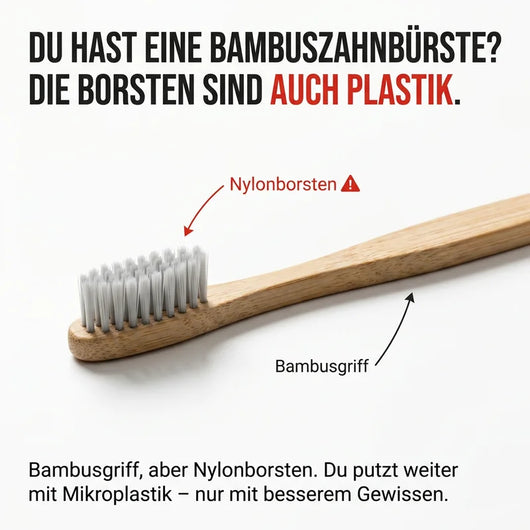 GiftFrei Naturborsten-Zahnbürsten(4 Stück)
