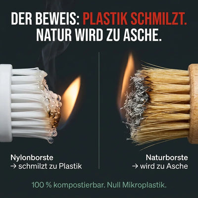 GiftFrei Naturborsten-Zahnbürsten(4 Stück)