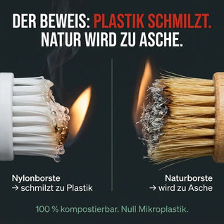 GiftFrei Naturborsten-Zahnbürsten(4 Stück)