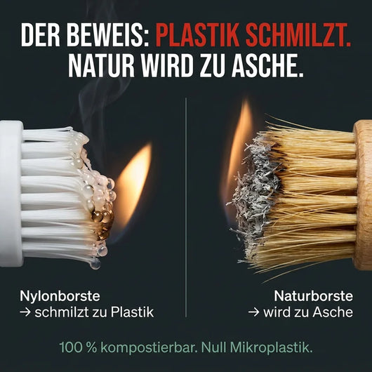 GiftFrei Naturborsten-Zahnbürsten(4 Stück)
