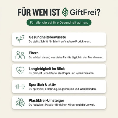 GiftFrei Naturborsten-Zahnbürsten(4 Stück)
