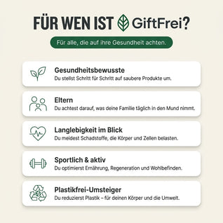 GiftFrei Naturborsten-Zahnbürsten(4 Stück)