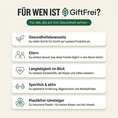 GiftFrei Naturborsten-Zahnbürsten(4 Stück)