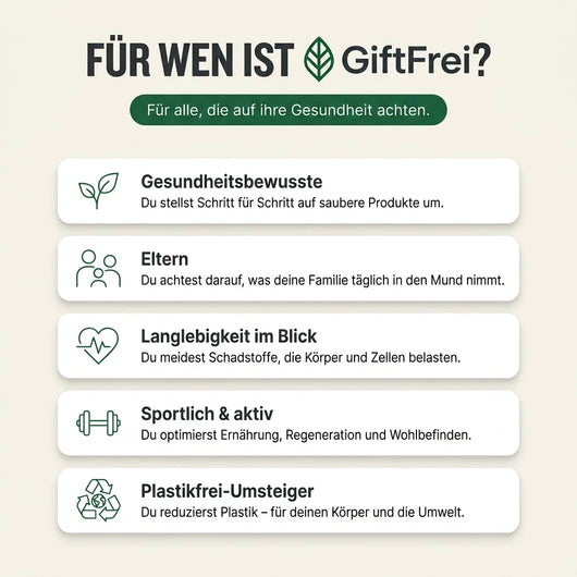 GiftFrei Naturborsten-Zahnbürsten(4 Stück)