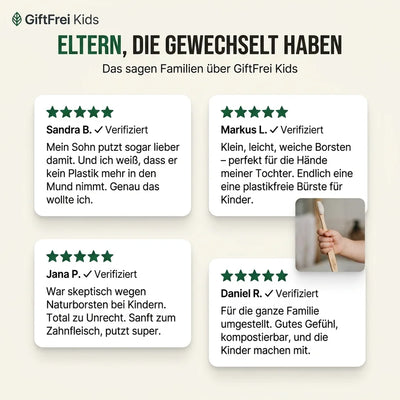 GiftFrei Kids Zahnbürsten(4 Stück)