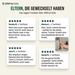 GiftFrei Kids Zahnbürsten(4 Stück)