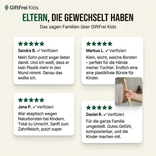 GiftFrei Kids Zahnbürsten(4 Stück)